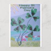 Shamrock Collage Briefkaart (Voorkant)