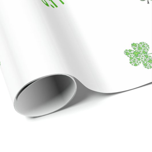 Shamrock Collage Custom Cadeaupapier (Rol Hoek)