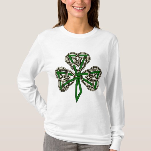 Shamrock Cross Knot T-shirt (Voorkant)