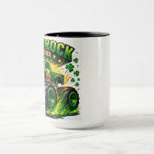 Shamrock Crusher: Bold Design met Keltische rand Mok (Midden)