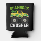 Shamrock Crusher Monster Truck St Patrick's Day Blikjeskoeler (Voorkant)