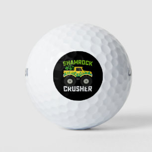 Shamrock Crusher Monster Truck St Patrick's Day Golfballen
