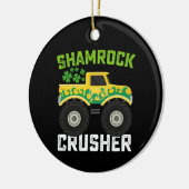 Shamrock Crusher Monster Truck St Patrick's Day Keramisch Ornament (Links)