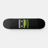 Shamrock Crusher Monster Truck St Patrick's Day Persoonlijk Skateboard (Horizontaal)