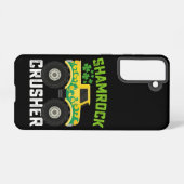 Shamrock Crusher Monster Truck St Patrick's Day Samsung Galaxy Hoesje (Achterkant horizontaal)