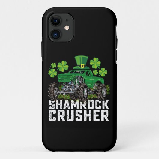 Shamrock Crusher St. Patrick's Dag Monstertruck Case-Mate iPhone Case (Achterkant)