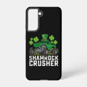 Shamrock Crusher St Patricks Day Monster Truck Samsung Galaxy Hoesje (Achterkant)