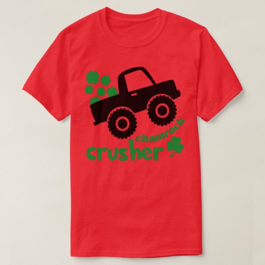 shamrock crusher t-shirt (Design voorkant)