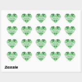 Shamrock Custom dank u Ierse Envelope Seal Hart Sticker (Vel)