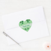 Shamrock Custom dank u Ierse Envelope Seal Hart Sticker (Envelop)