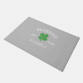 Shamrock Custom Irish Family Doormat Deurmat (Schuin)