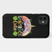 Shamrock Cutie Eenhoorn Regenboog St Patricks Dag Case-Mate iPhone Case (Achterkant (horizontaal))