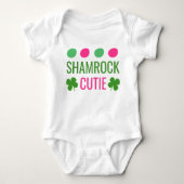 Shamrock Cutie // Schattigee St Patrick's Day Romper (Voorkant)