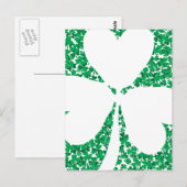 Shamrock Cutout Briefkaart (Voorkant / Achterkant)