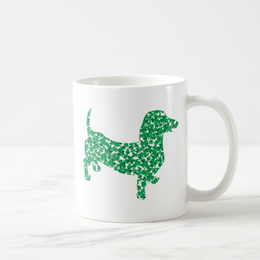Shamrock Dachshund Koffiemok (Rechts)