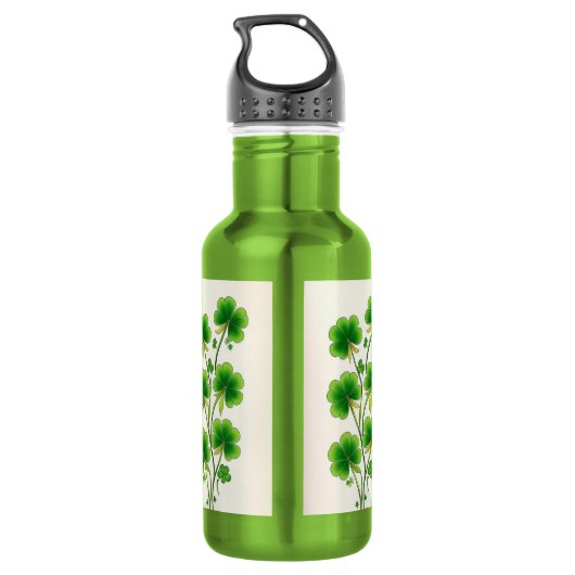 Shamrock Decoratie Waterfles (Achterkant)