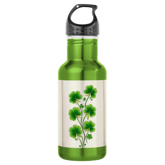 Shamrock Decoratie Waterfles (Voorkant)