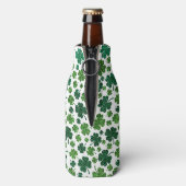 Shamrock Delight-patroon Flesjeskoeler (Fles Achterkant)