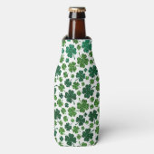 Shamrock Delight-patroon Flesjeskoeler (Fles Voorkant)