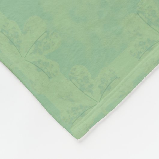 Shamrock Delightful Photo Frames Fleece Blanket (Hoek)