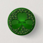 Shamrock Design Button (Voorkant)