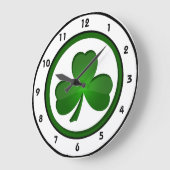 Shamrock Design Clock Grote Klok (Hoek)