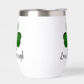 Shamrock Design Thermische Wijn Tumbler (Links)