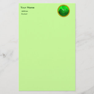 Shamrock detail van SAINT PATRICK'S CELTIC HEART Briefpapier