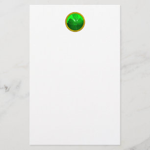 Shamrock detail van SAINT PATRICK'S CELTIC HEART Briefpapier