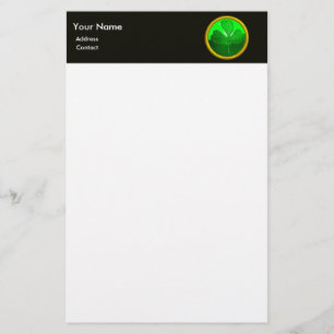 Shamrock detail van SAINT PATRICK'S CELTIC HEART Briefpapier