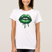 Shamrock Druppellippen T-shirt (Voorkant)