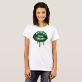 Shamrock Druppellippen T-shirt (Voorkant volledig)