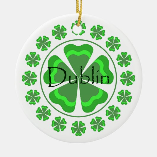 Shamrock Dublin Ornament (Voorkant)