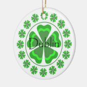 Shamrock Dublin Ornament (Links)