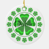 Shamrock Dublin Ornament (Achterkant)