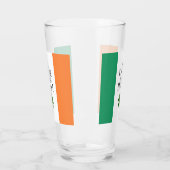 Shamrock Eat Drink and Be Irish Flag Glas (Links)