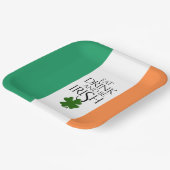 Shamrock Eat Drink and Be Irish Flag Papieren Bordje (Gebogen)