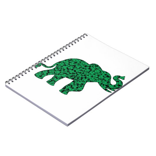 Shamrock-Elephant- Notitieboek (Linkerzijde)