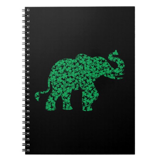 Shamrock Elephants Notitieboek (Voorkant)