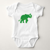 Shamrock Elephants Romper (Voorkant)