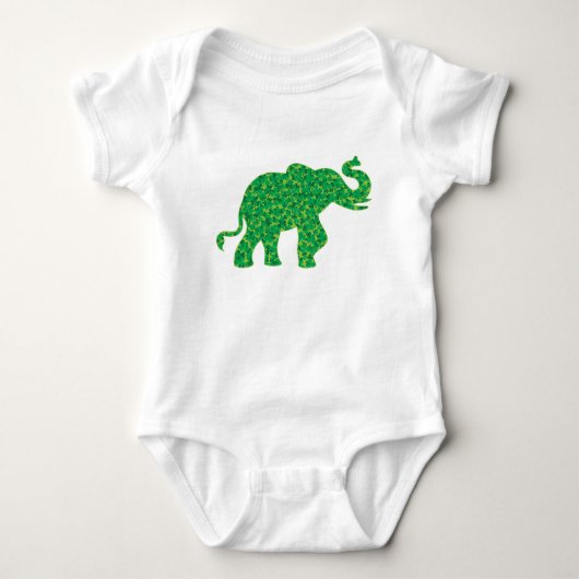 Shamrock Elephants Romper (Voorkant)