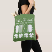 Shamrock en Beer Tote Bag (Dichtbij)