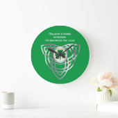 Shamrock en Celtic Knot Grote Klok (Huis)