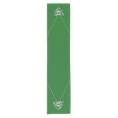 Shamrock en Celtic Knot Korte Tafelloper (Voorkant)