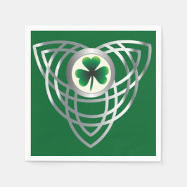 Shamrock en Celtic knot Servetten