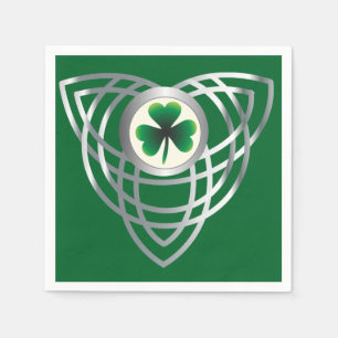 Shamrock en Celtic knot Servetten