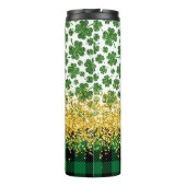 🍀 Shamrock en Glitter Feest 🍀 Thermosbeker (Achterkant)