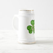 Shamrock en Hoefijzer Stein Mok (Voorkant links)