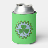 Shamrock en Knotwork Blikjeskoeler (Blikje Voorkant)
