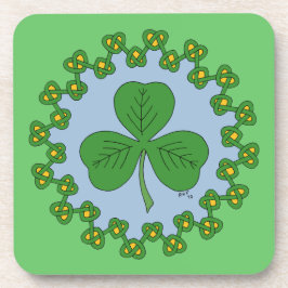 Shamrock en Knotwork Drankjes Onderzetter